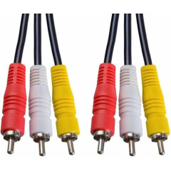 Кабель 3x RCA (M) - 3x RCA (M), 1.5м, Perfeo R3103