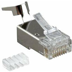 Коннектор RJ-45 Hyperline PLUG-8P8C-UV-C6-TW-SH-10