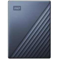 Внешний жёсткий диск 4Tb WD My Passport Ultra Blue (WDBFTM0040BBL)