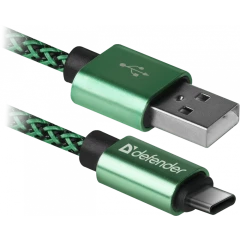 Кабель USB - USB Type-C, 1м, Defender USB09-03T PRO (87816)