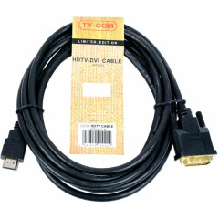 Кабель HDMI - DVI-D, 5м, TV-COM LCG135E-5M/CG135E-5M