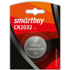 Батарейка SmartBuy CR2032/1B (1 шт)