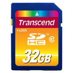 Карта памяти 32Gb SD Transcend (TS32GSDHC10)