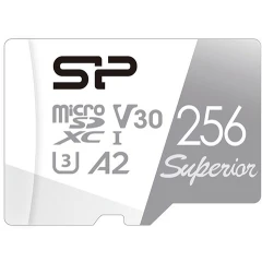 Карта памяти 256Gb MicroSD Silicon Power Superio (SP256GBSTXDA2V20)