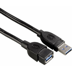 Кабель удлинительный USB 3.0 A (M) - A (F), 1.8м, HAMA H-54505