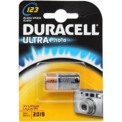 Батарейка Duracell Ultra/High Power (CR123, Lithium, 1 шт)