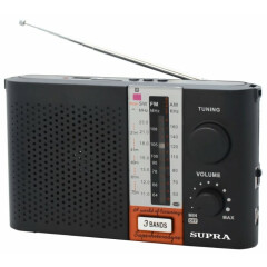 Радиоприёмник Supra ST-17U Black