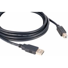 Кабель USB 2.0 A (M) - B (M), 0.9м, Kramer C-USB/AB-3