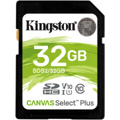 Карта памяти 32Gb SD Kingston Canvas Select Plus (SDS2/32GB)