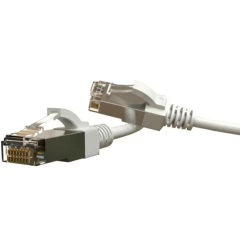 Патч-корд Hyperline PC-LPT-SFTP-RJ45-RJ45-C6-1M-LSZH-WH, 1м