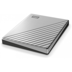 Внешний жёсткий диск 4Tb WD My Passport Ultra Silver (WDBFTM0040BSL)