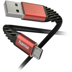 Кабель USB - microUSB, 1.5м, HAMA 00187216