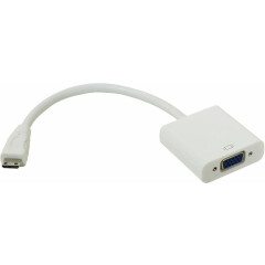 Переходник Mini HDMI (M) - VGA (F), 0.15м, Telecom TA592