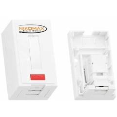 Розетка RJ-45 NIKOMAX NMC-WO1UD2-FT-ST-WT