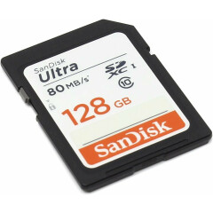 Карта памяти 128Gb SD SanDisk Ultra (SDSDUNC-128G-GN6IN)