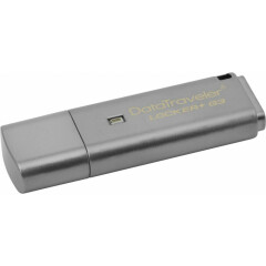 USB Flash накопитель 64Gb Kingston DataTraveler Locker+ G3 Metallic (DTLPG3/64GB)