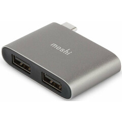 Переходник 2x USB A (F) - USB Type-C, Moshi 99MO084214