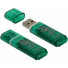 USB Flash накопитель 32Gb SmartBuy Glossy Green (SB32GBGS-G)