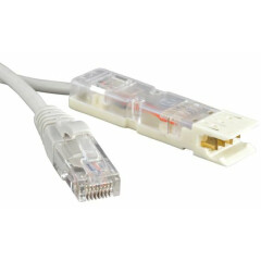 Hyperline PC-110-RJ45-2P-T-2M-LSZH-GY