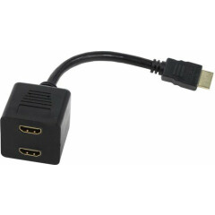 Переходник HDMI (M) - 2x HDMI (F), 0.2м, Telecom TA653