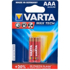 Батарейка Varta Max Tech / Max Power (AAA, 2 шт)