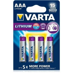 Батарейка Varta Ultra Lithium (AAA, 4 шт)