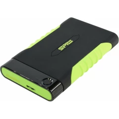 Внешний жёсткий диск 2Tb Silicon Power Armor A15 Black/Green (SP020TBPHDA15S3K)