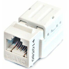 Вставка RJ-45 Hyperline KJNE-8P8C-C6-90-WH