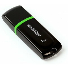 USB Flash накопитель 8Gb SmartBuy Paean Black (SB8GBPN-K)