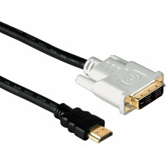 Кабель HDMI - DVI-D, 2м, HAMA H-34033