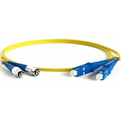 Патч-корд Hyperline FC-D2-9-FC/UR-SC/UR-H-15M-LSZH-YL, 15м