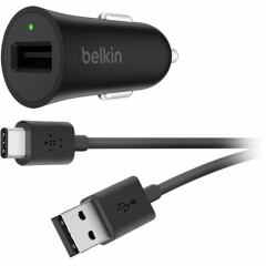 Автомобильное зарядное устройство Belkin F7U032bt04-BLK