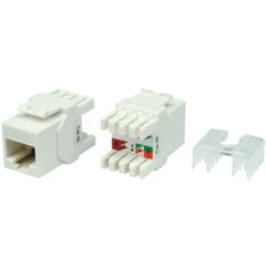 Вставка RJ-45 Hyperline KJ8-8P8C-C5e-180-WH