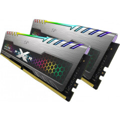 Оперативная память 16Gb DDR4 3200MHz Silicon Power XPower Turbine RGB (SP016GXLZU320BDB)