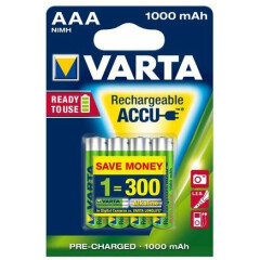 Аккумулятор Varta (AAA, 1000mAh, 4 шт)