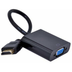 Переходник HDMI (M) - VGA (F), 0.2м, Orient C050