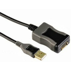 Кабель удлинительный USB 2.0 A (M) - A (F), 5м, HAMA H-78482