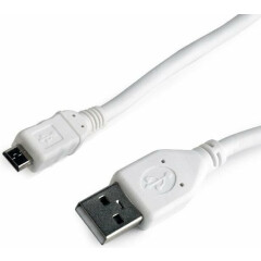 Кабель USB - microUSB, 1м, Gembird CC-mUSB2-AMBM-1MW