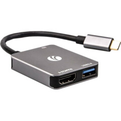 Переходник USB Type-C - HDMI/USB 3.0, 0.2м, VCOM CU454