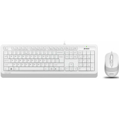 Клавиатура + мышь A4Tech Fstyler F1010 White