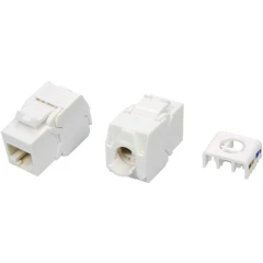 Вставка RJ-45 Hyperline KJ8-8P8C-C5e-180-TLS-WH