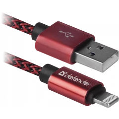 Кабель USB - Lightning, 1м, Defender ACH01-03T PRO (87807)