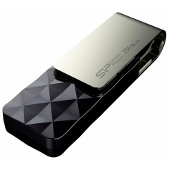 USB Flash накопитель 256Gb Silicon Power Blaze B30 Black (SP256GBUF3B30V1K)