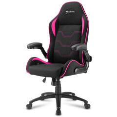 Игровое кресло Sharkoon Elbrus 1 Black/Pink