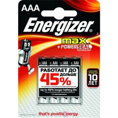 Батарейка Energizer Max (AAA, 4 шт)