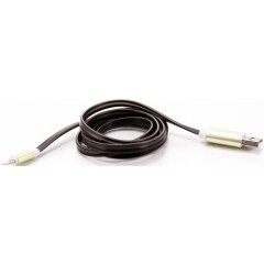 Кабель USB - Lightning, 1м, Gmini GM-MEL300FLAT Brown