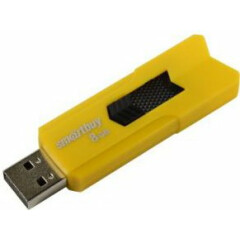 USB Flash накопитель 8Gb SmartBuy STREAM Yellow (SB8GBST-Y)