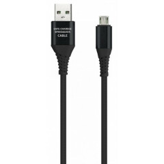 Кабель USB - microUSB, 1м, Smartbuy iK-12ERGbox Black