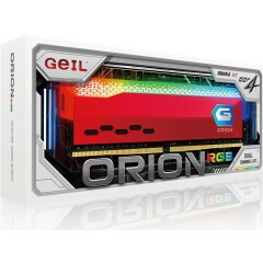 Оперативная память 32Gb DDR4 3200MHz GeIL ORION Red RGB (GOSR432GB3200C16BDC) (2x16Gb KIT)