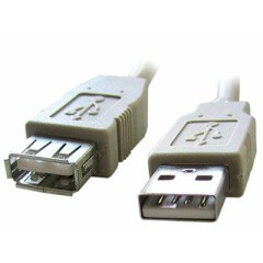 Кабель удлинительный USB 2.0 A (M) - A (F), 3м, Gembird CC-USB2-AMAF-10